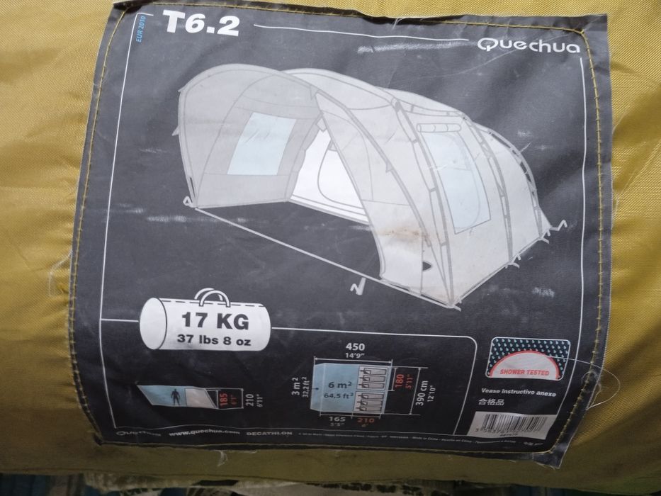 Tenda campismo familiar Quechua T6.2