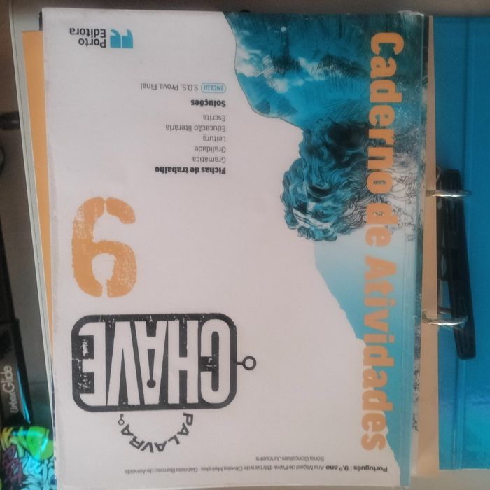 Manual e caderno de atividades de português 9⁰ ano