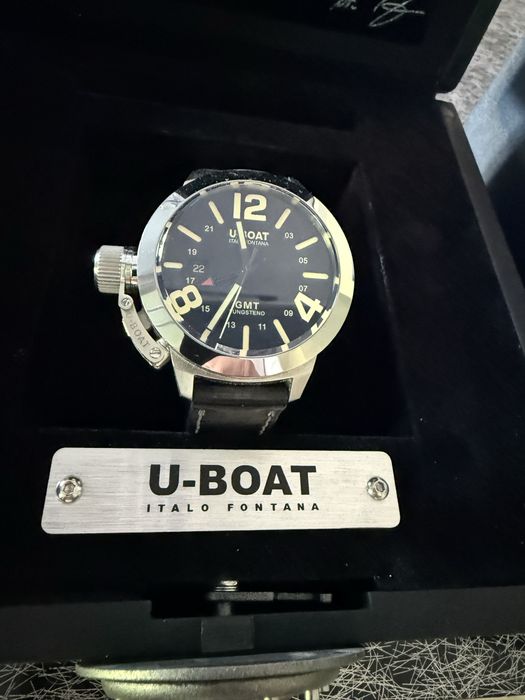 Zegarek U-boat 8050 GMT tungsten wolfram tungsteno tag omega panerai