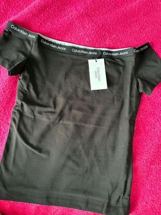 Calvin Klein Jeans- top hiszpanka