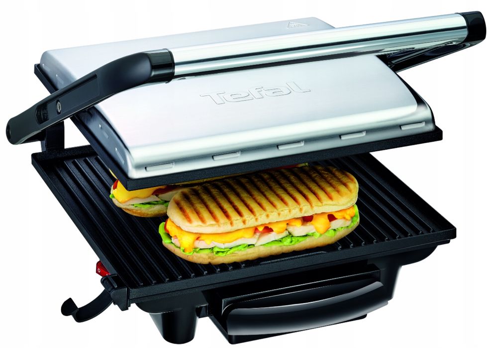 Grill Opiekacz Toster Elektryczny TEFAL Mocny Panini 2000 W Prezent