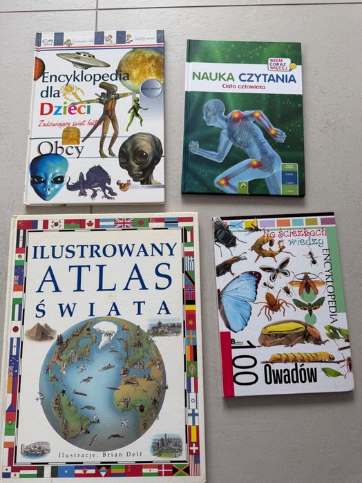 Encyklopedie dla dzieci, atlasy