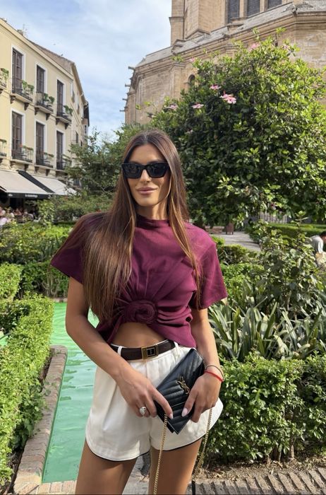 Джинсові шорти білі Zara