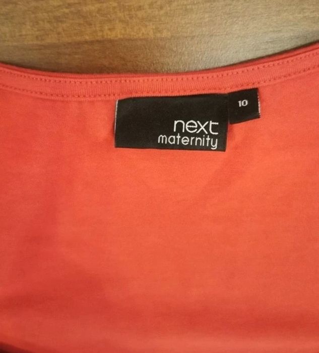 Sukienka bawełniana ciążowa z krótkim rękawem Next Maternity 38 40 M L