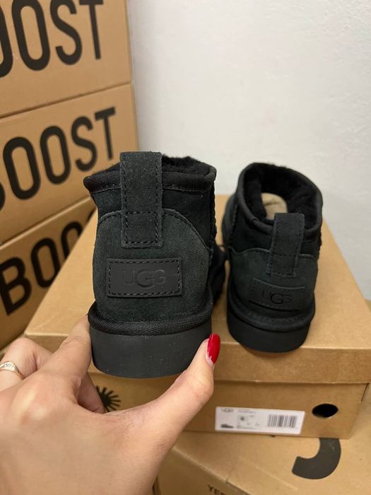 Уггі Чоловічі UGG Ultra Mini Black (Замша) Size 42 БЕЗ ПРЕДОПЛАТИ