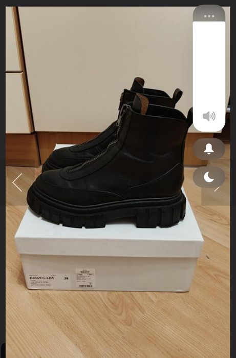 Чоботи шкіряні жіночі / Ботинки женские