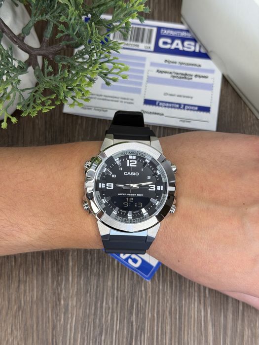 З гарантією / Новий оригінальний годинник Casio AMW-870-1A