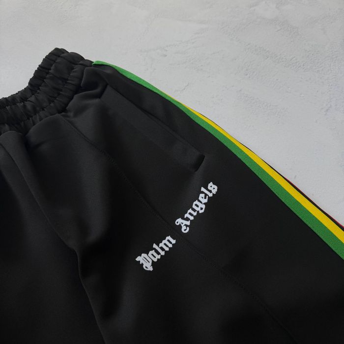 Штани Palm Angels rasta чорного кольору Палм