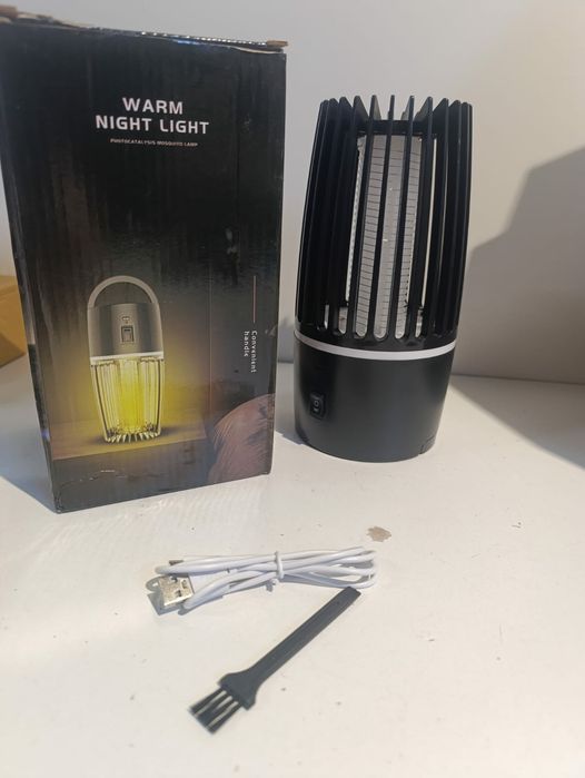 2w1 – Lampka nocna + Pułapka na owady USB  namiot camping