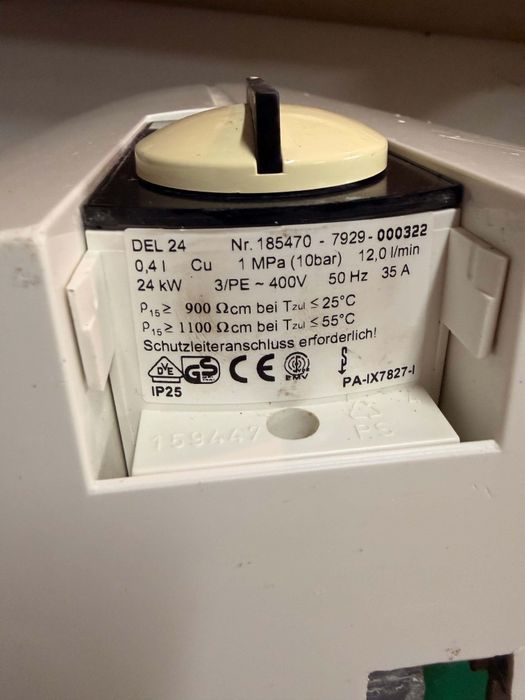 Przepływowy podgrzewacz wody Stiebel Eltron DEL 24 kW (400V, LCD)