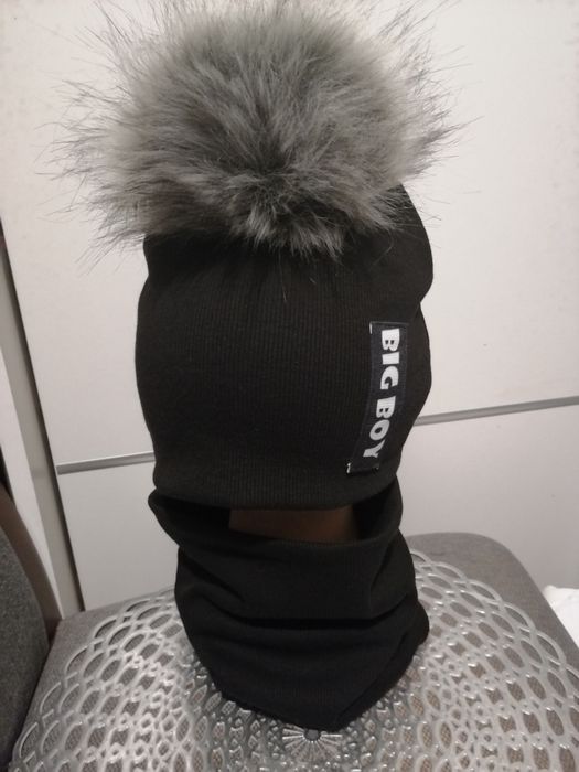 Czapka komin  rękawiczki