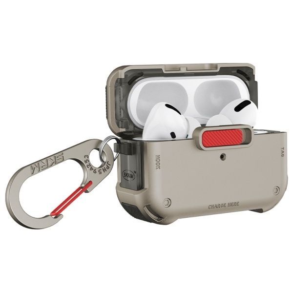 Skinarma etui Mecha AirPods Pro 2        titanium