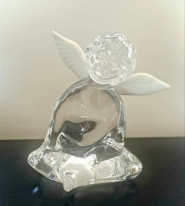 Anjo Atlantis Cristal Assinado Margarida Antunes 10,5 cm