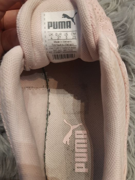 Buty puma r.37 pudrowy róż