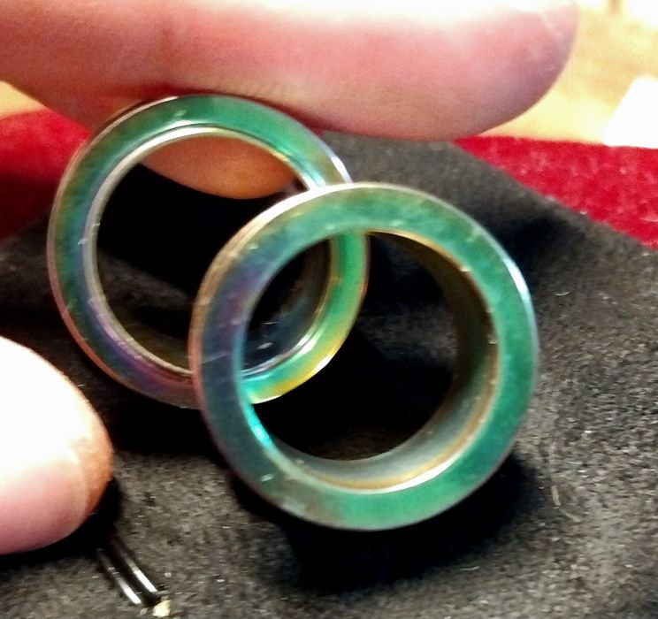 Металеві тунелі 16мм райдужні