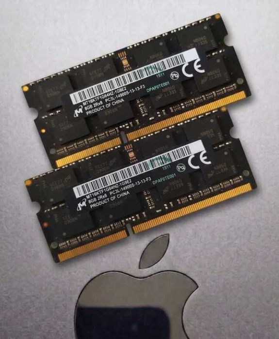 Комплект Micron DDR3L 1867MHz 16GB (8+8) 1.35V 2Rx8 PC3L-14900 [ Екстремальна швидкість ], оперативна пам'ять, оригінал