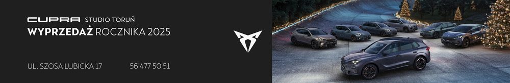 CUPRA Toruń - CUPRA Studio - Autoryzowany Salon i Serwis top banner