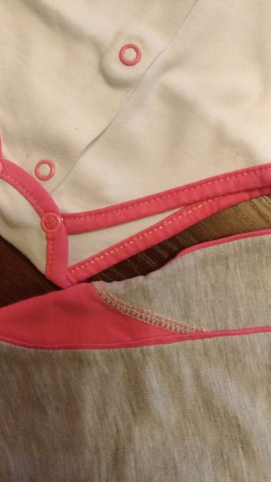 Komplet niemowlęcy dziewczęcy body dres roz 68 62