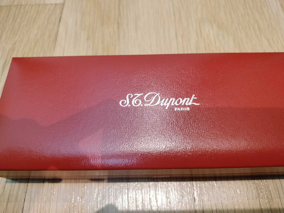 Caneta S.T. Dupont Classique – Sterling Silver Guilloché / Pinstripe