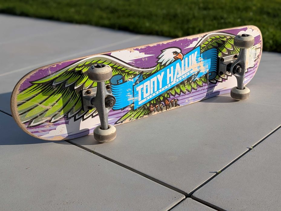 Deskorolka 7.75" Wingspan Purple 180 S Tony Hawk