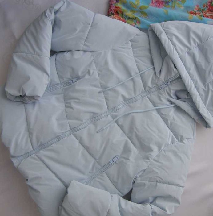 kurtka zimowa Sinsay 38 M błękitna niebieska