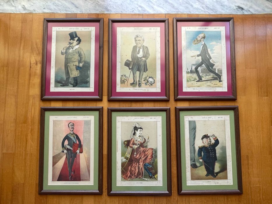Rafael Bordalo Pinheiro, Caricaturas - Album das Glórias