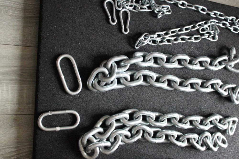 Kit de correntes para treino