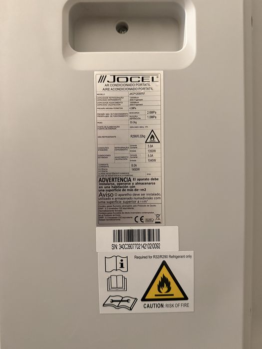 Ar Condicionado Jocel 12000btu