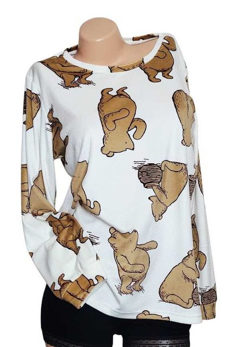 Bluzka piżama damska welurowa roz.38/40 Primark