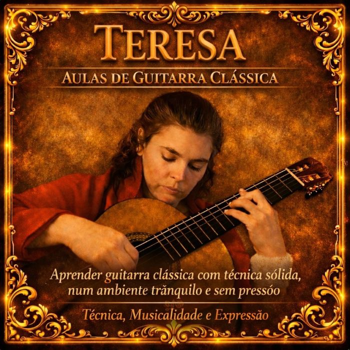 Aulas de Guitarra Clássica – Porto Salvo (Oeiras) ou Online