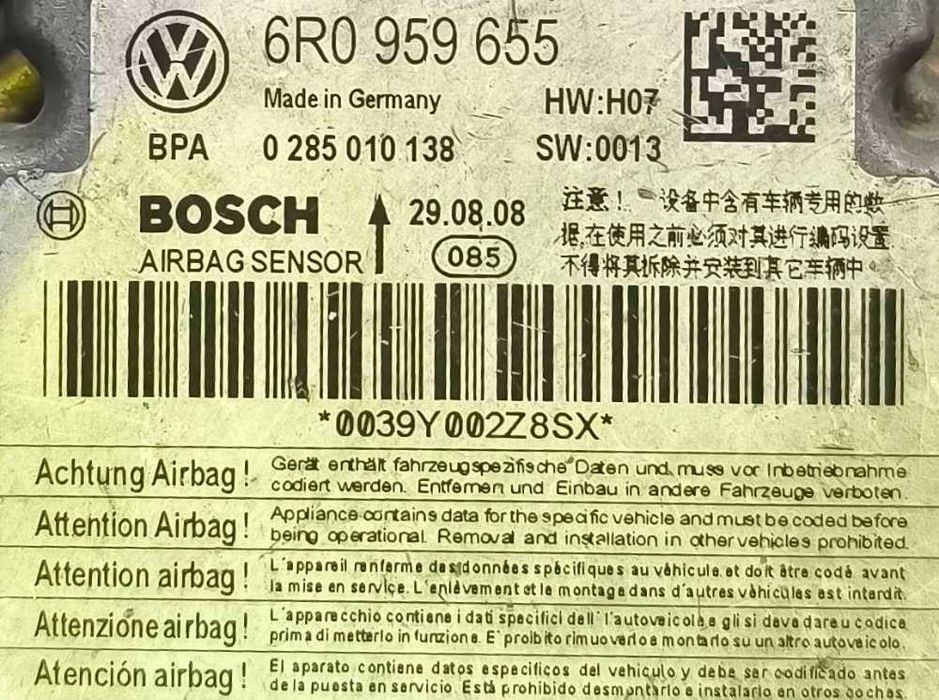 Centralina Airbag 6R0959655 - SEAT IBIZA IV