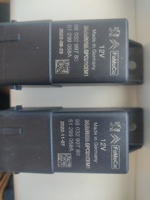 Реле свічок розжарювання накалу Citroen Peugeot Fiat Lancia Ford