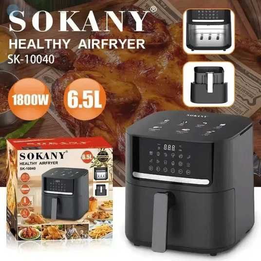 Сенсорний Аерогриль sokany 1800w