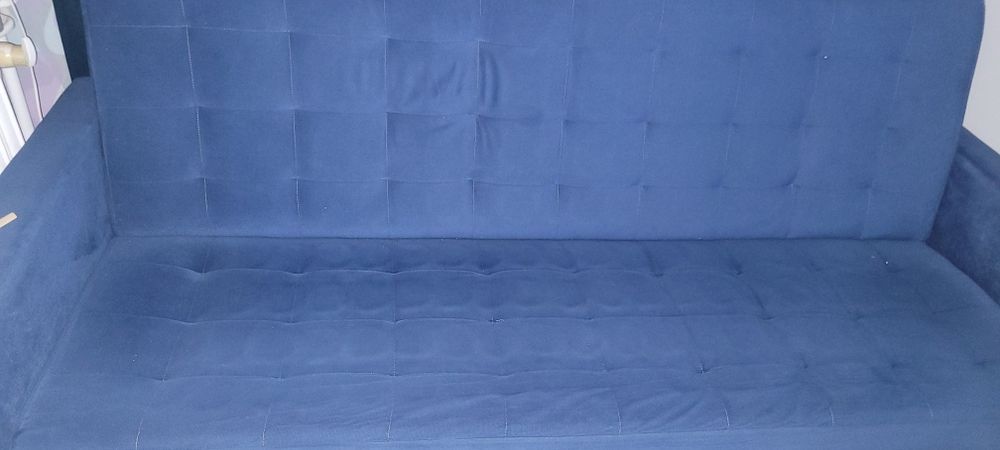 Kanapa wersalka niebieska