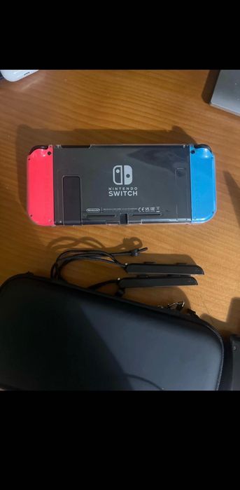 Nintendo Switch V2 Néon Azul/Vermelho – Como Nova