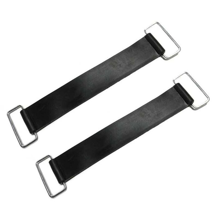 Fita Elástica de Fixação de Bateria para Moto - Com Argolas em Metal