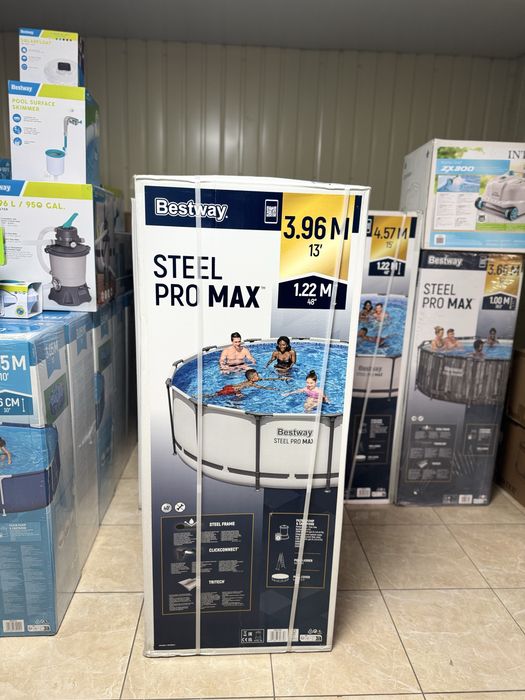 Новинка - каркасний басейн BESTWAY (5618W) діаметром 3.96 х 1.22 bestway за найнижчою ціною!