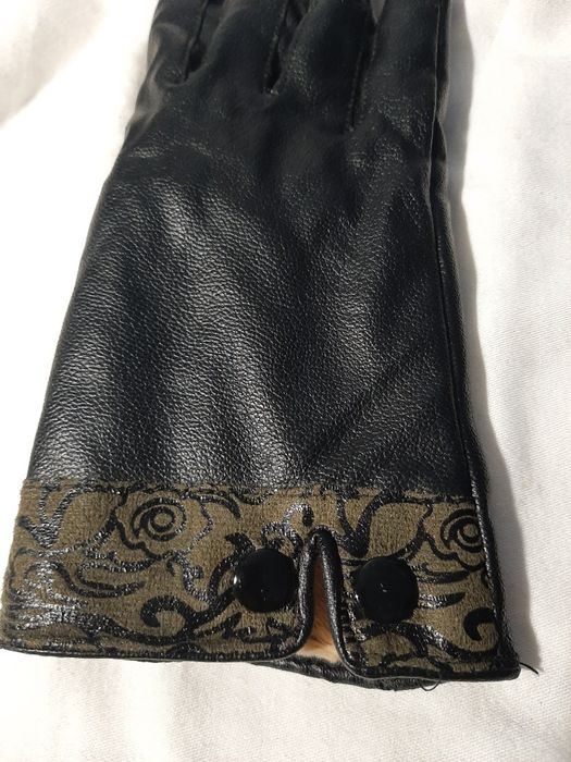 Rękawiczki damskie czarne,