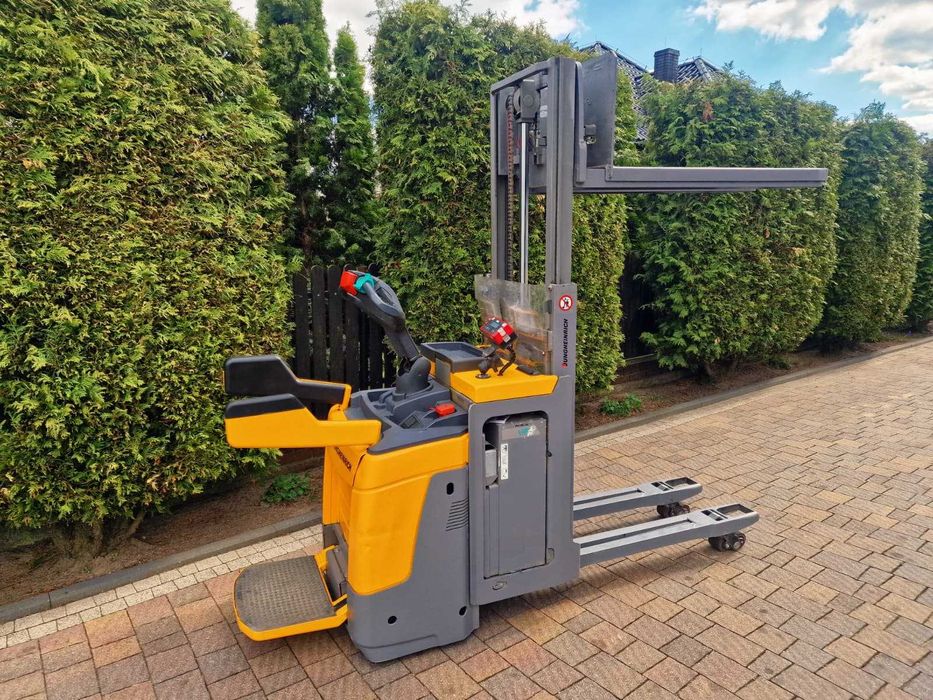 Jungheinrich ERD 220 Masztowy elektryczny Wózek Widłowy Niski Paleciak Waga 1.6m 1000/2000KG Li-ion