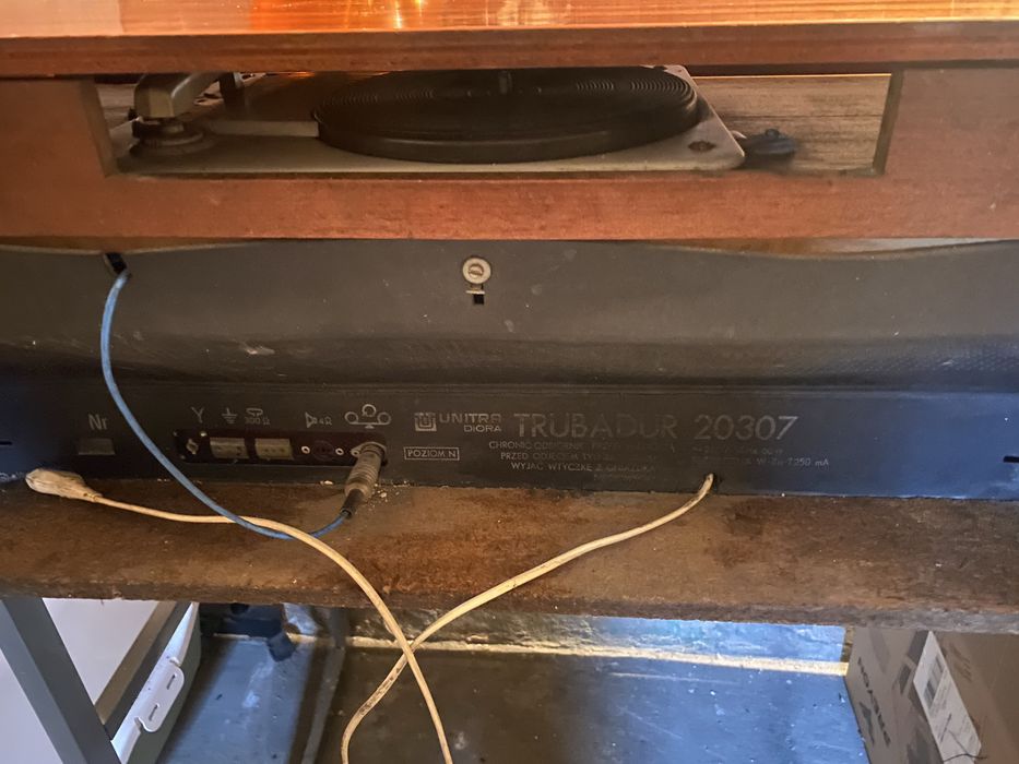 Gramofon radio unitra diora trubadur