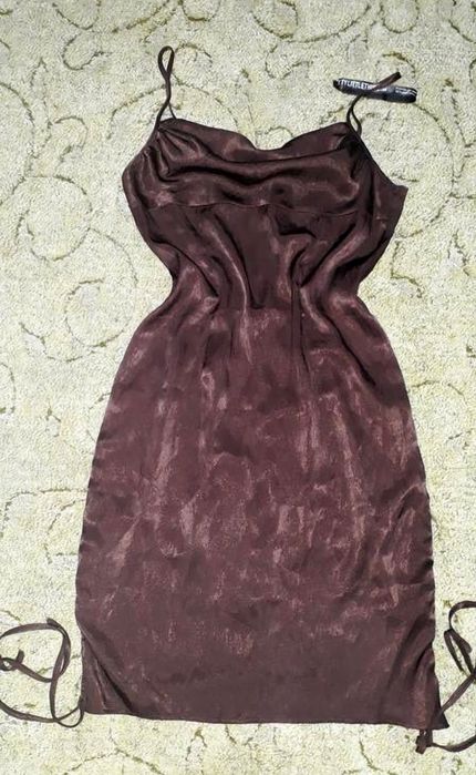 Сукня комбінація нова шоколадного кольору S