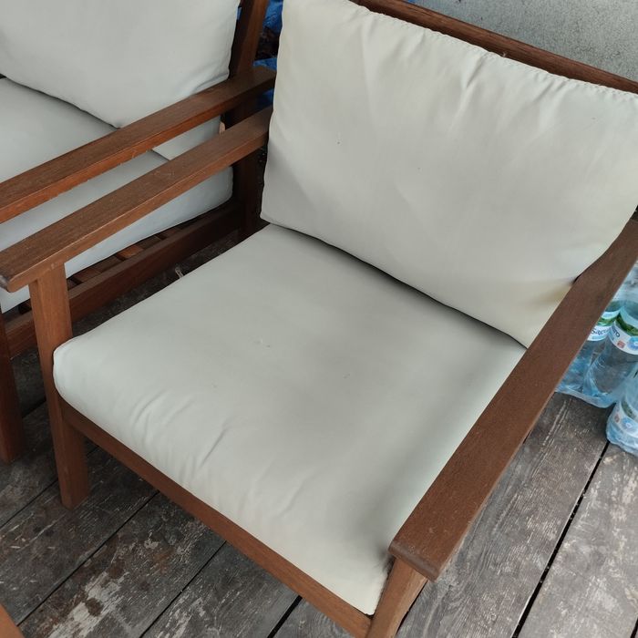 Zestaw ogrodowy drewniany