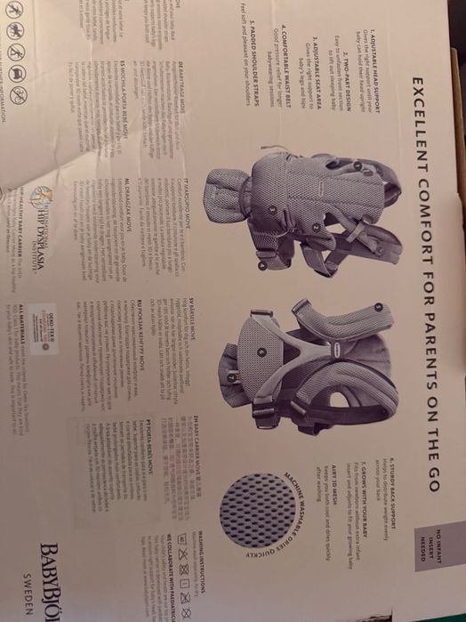 BabyBjorn Marsúpio Move Airy Mesh como NOVO