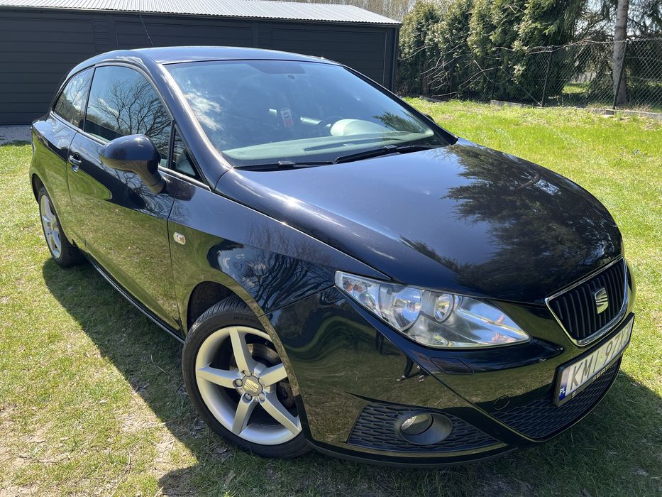 Seat Ibiza 1.4 16V, klima, alu, oryginalny przebieg, długie opłaty