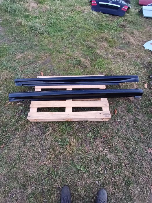 Mercedes B-Class W245 пластикові накладки на пороги