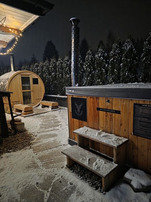 Domek w górach z Jacuzzi i Sauną Myślenice-Zarabie - Jodłowa Chata