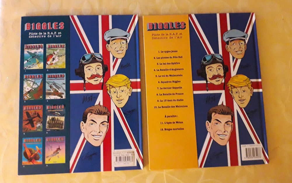 BD - Biggles - W.E.Johns/Bergese/Oleffe/Loutte (Edição francesa)