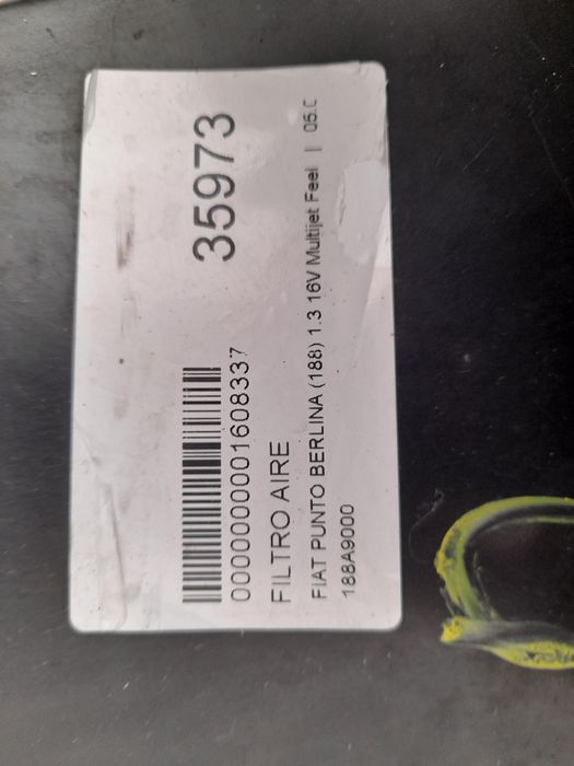 Caixa de filtro de ar multijet fiat doblo