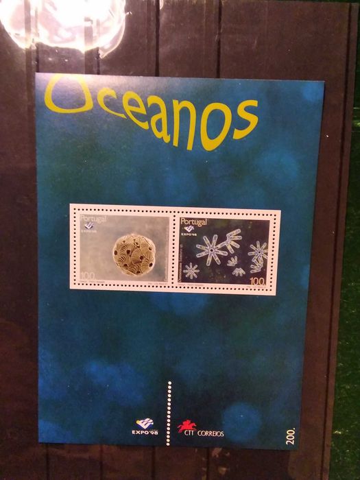 1997 Bloco Expo 98 Oceanos [O Plâncton 1°® Grupo] MNH **