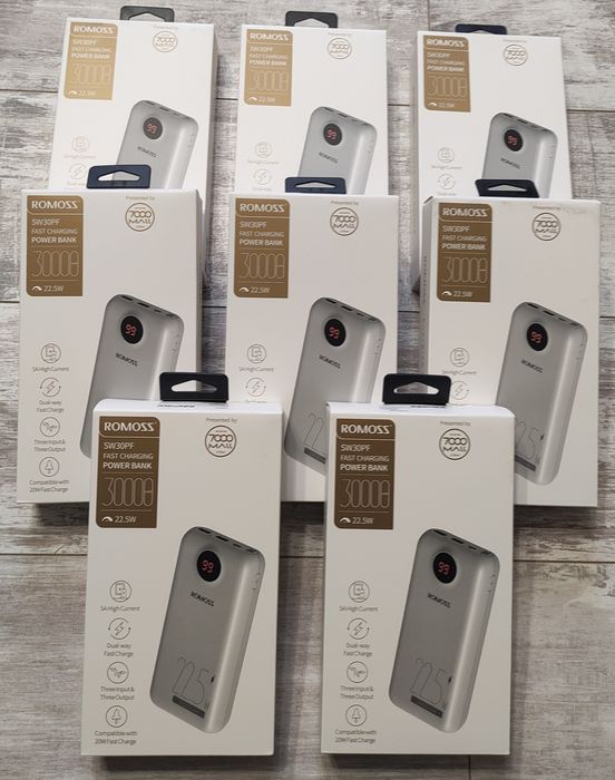 Повербанк/Powerbank Romoss PSW30PF 30000mAh 22.5W Quick Charge 4.0: 1 ...